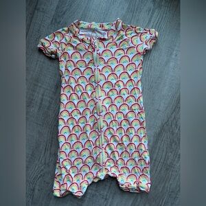 Colorful Rainbow Kids Sleepwear Super Soft